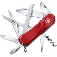 Нож складной, мультитул Victorinox Evolution S17 (85мм, 15 функций), красный 2.3913.SE