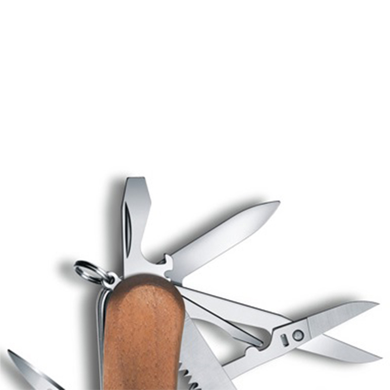 Ніж складаний, мультитул Victorinox Evowood 17 (85мм, 13 функцій), дерево 2.3911.63