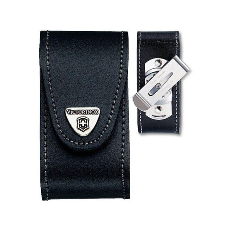 Чохол для ножів Victorinox (84-91мм, 5-8 шарів) шкіряний, на липучці, пов.