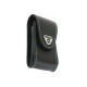 Чохол для ножів Victorinox (84-91мм, 5-8 шарів) на липучці, шкіряний, чорний 4.0521.3