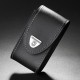 Чохол для ножів Victorinox (84-91мм, 5-8 шарів) на липучці, шкіряний, чорний 4.0521.3