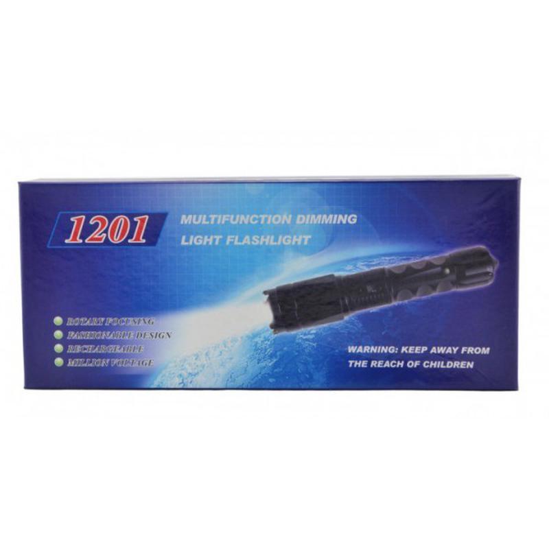 Ліхтар-шокер BL-1201 зі склобоєм та автозарядкою