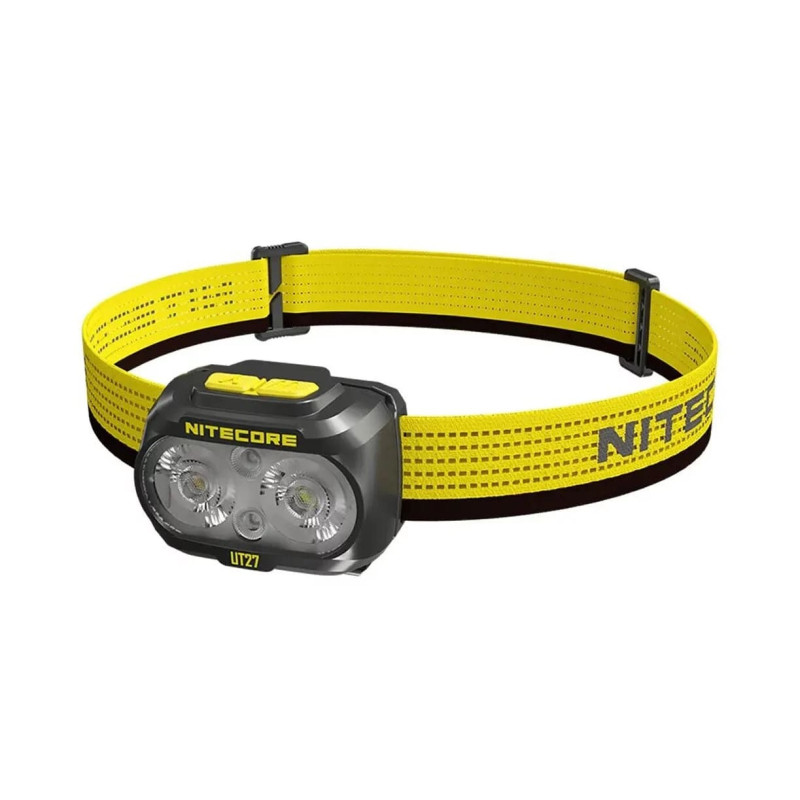 Налобный фонарь с универсальным питанием Nitecore UT27 Pro New (2 x CREE, 800 люмен, 9 режимов, 3xAAA, USB-C)