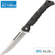 Ніж складаний Cold Steel Luzon Large CS_20NQX (довжина: 343мм, лезо: 152мм), чорний