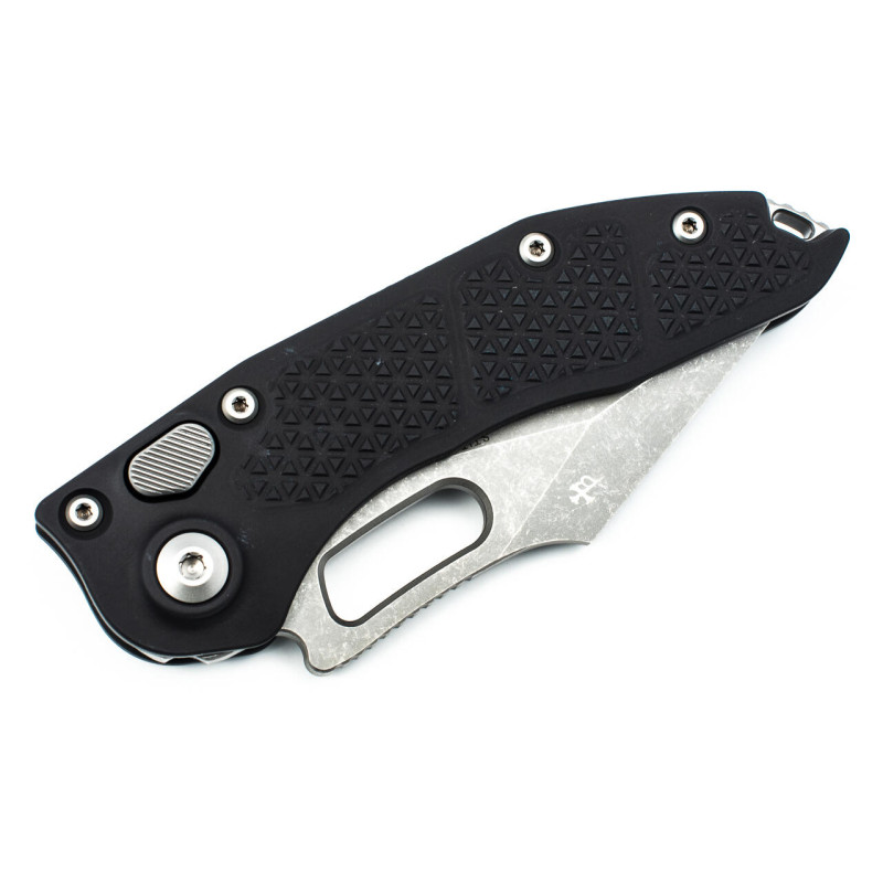 Нож Microtech Stitch S/E Stonewash Standard Black