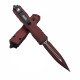 Нож Microtech Dirac D/E OTF, Standard Weathered Crimson