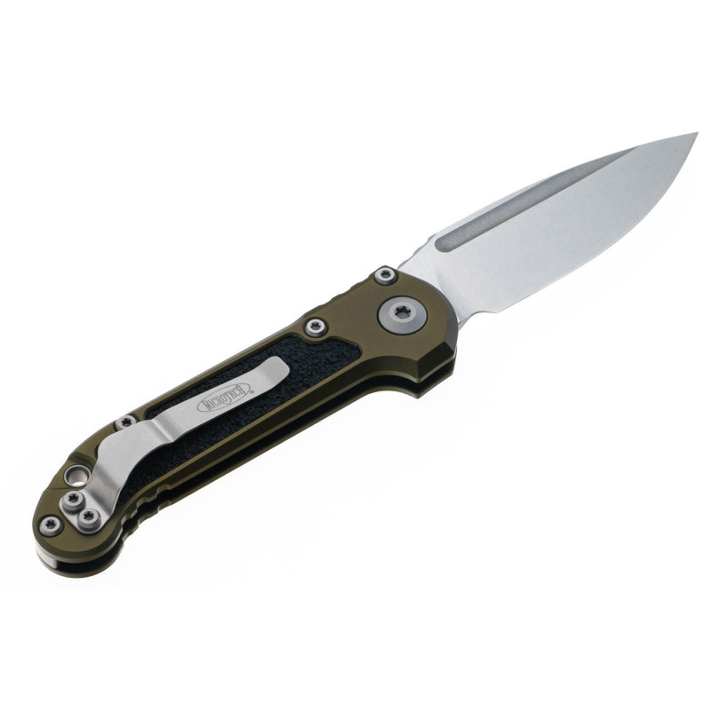 Нож Microtech L.U.D.T. S/E Gen III,  stonewash клинок, рукоять OD Green