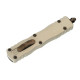 Нож Microtech Dirac D/E OTF, Burnt Bronze Standard Champagne