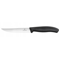 Нож кухонный столовый Victorinox SwissClassic 12 см, серрейтор, черный