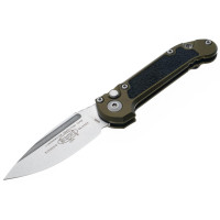Нож Microtech L.U.D.T. S/E Gen III,  stonewash клинок, рукоять OD Green