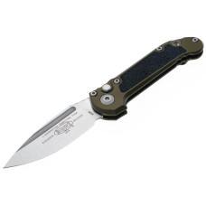 Нож Microtech L.U.D.T. S/E Gen III,  stonewash клинок, рукоять OD Green