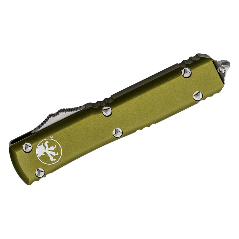 Нож Microtech Ultratech Gen IV OTF D/E серрейтор Stonewash OD Green