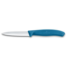 Нож кухонный Victorinox SwissClassic, 8 см, серрейтор, синий