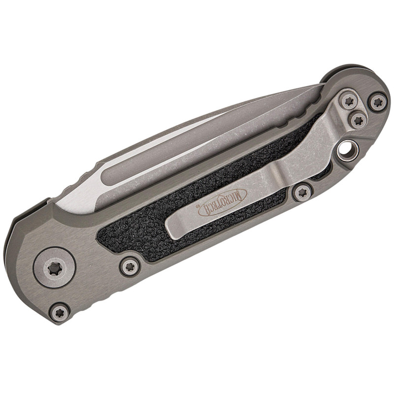 Нож Microtech L.U.D.T. S/E  Gen III,  apoc клинок, рукоять natural clear