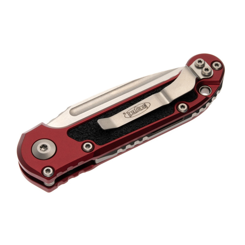 Нож Microtech L.U.D.T. S/E Gen III,  stonewash клинок, рукоять merlot