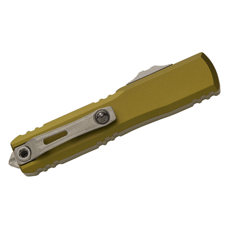 Нож Microtech Ultratech Gen IV OTF полусеррейтор S/E Apoc OD Green