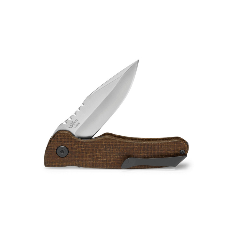 Нож Buck "Sprint Pro", коричневая микарта