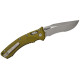 Нож Microtech Amphibian Ram-Lok, клинок полусерр. Apoc Fluted,  рукоять G10 OD Green