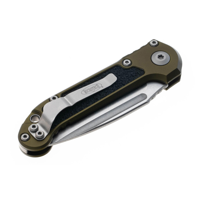 Нож Microtech L.U.D.T. S/E Gen III,  stonewash клинок, рукоять OD Green