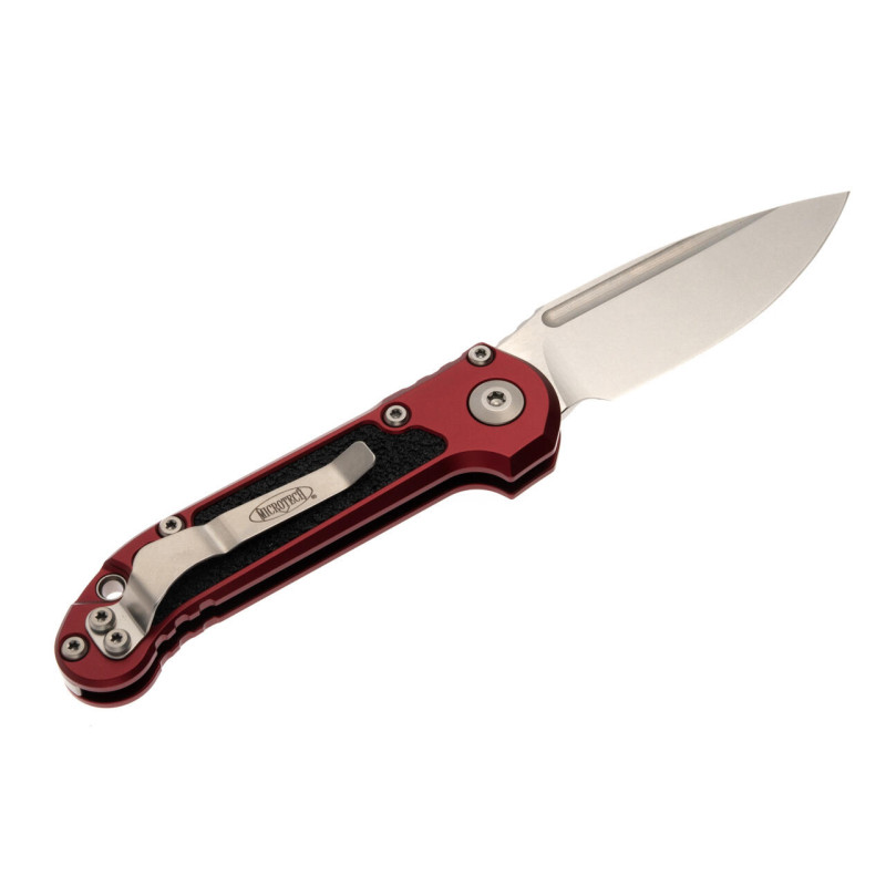 Нож Microtech L.U.D.T. S/E Gen III,  stonewash клинок, рукоять merlot