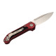 Нож Microtech L.U.D.T. S/E Gen III,  stonewash клинок, рукоять merlot