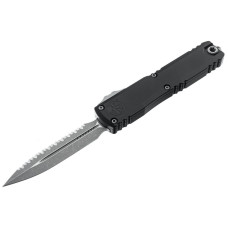 Нож Microtech Ultratech Gen IV OTF D/E серрейтор Apoc Black