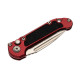 Нож Microtech L.U.D.T. S/E Gen III,  stonewash клинок, рукоять merlot