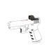 Прицел коллиматорный Vector Optics Frenzy FA 1x16x21 Glock MOS 3 MOA