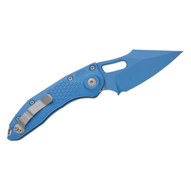 Нож Microtech Stitch S/E Standard Cerakote blue bead blast hardware