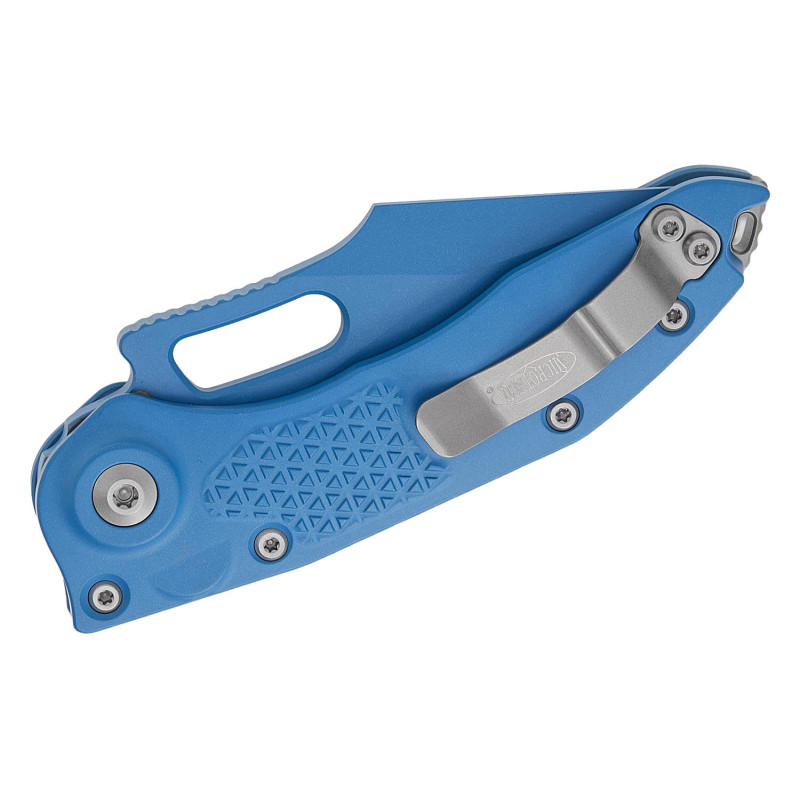 Нож Microtech Stitch S/E Standard Cerakote blue bead blast hardware