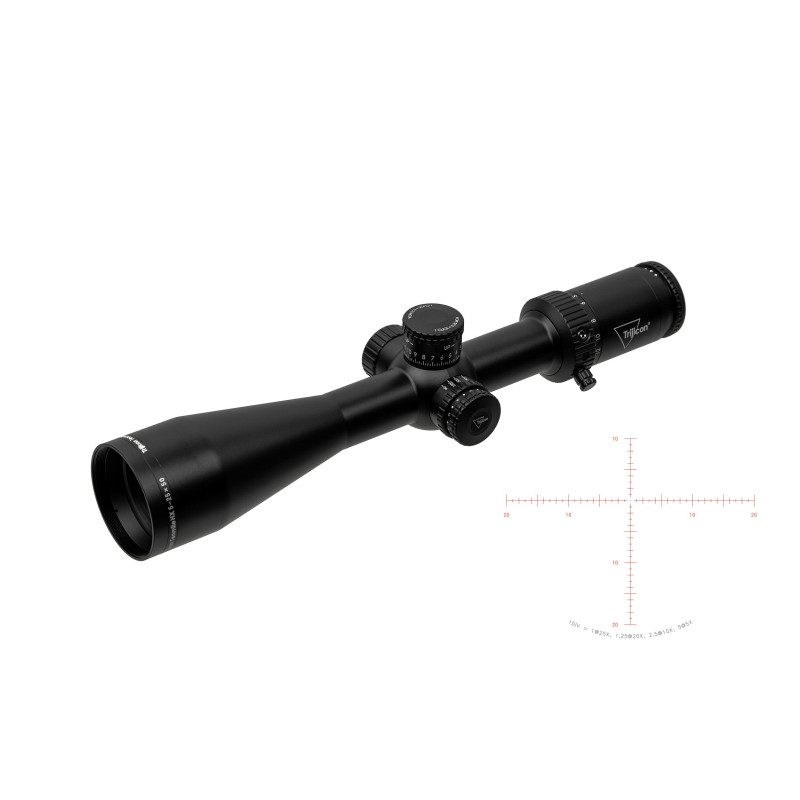 Оптичний приціл TRIJICON Tenmile HX 5-25x50 (30 мм) illum. MOA Crosshair SFP Red
