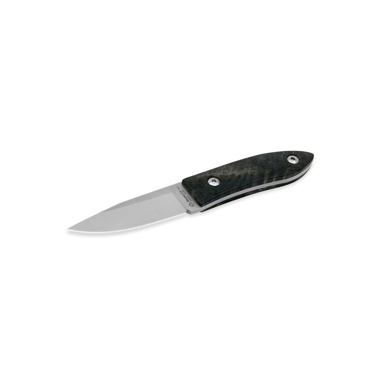 Нож Maserin AM-22, 14C28N, черный кап бука