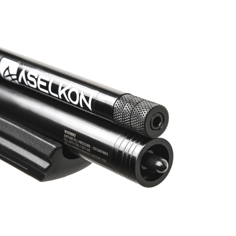 Пневматическая PCP винтовка  Aselkon MX7-S Black  кал. 4.5