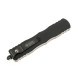 Нож Microtech Dirac Delta D/E OTF, черный клинок, черная рукоять