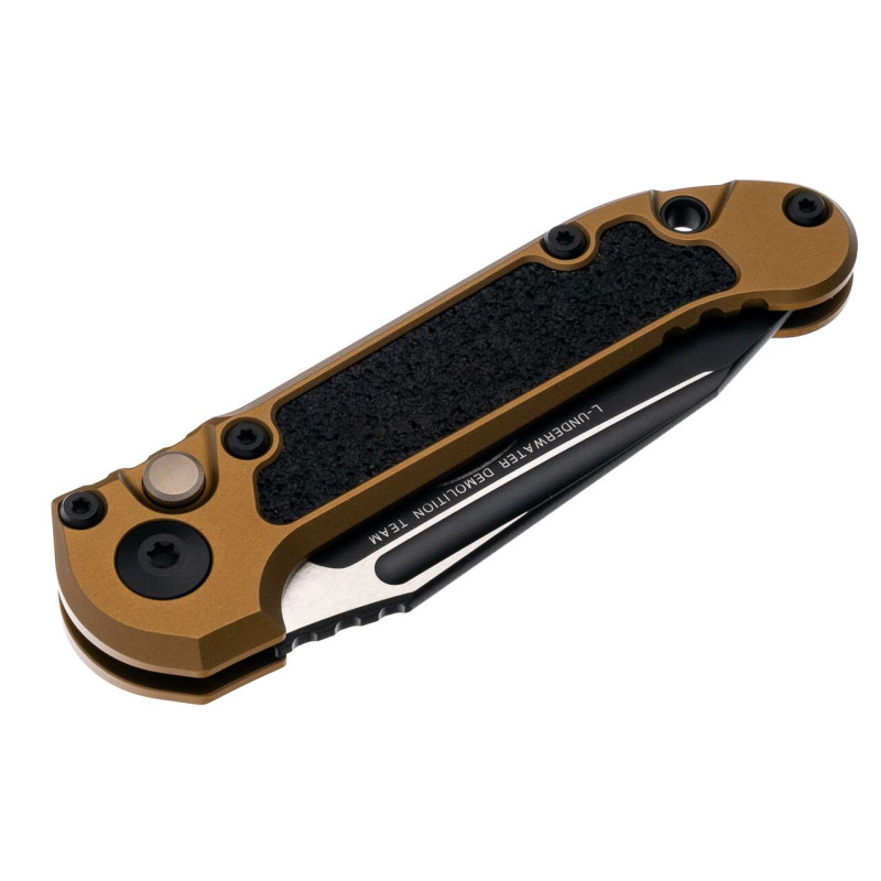 Нож Microtech L.U.D.T. S/E Gen III,  черный клинок, танто, рукоять tan