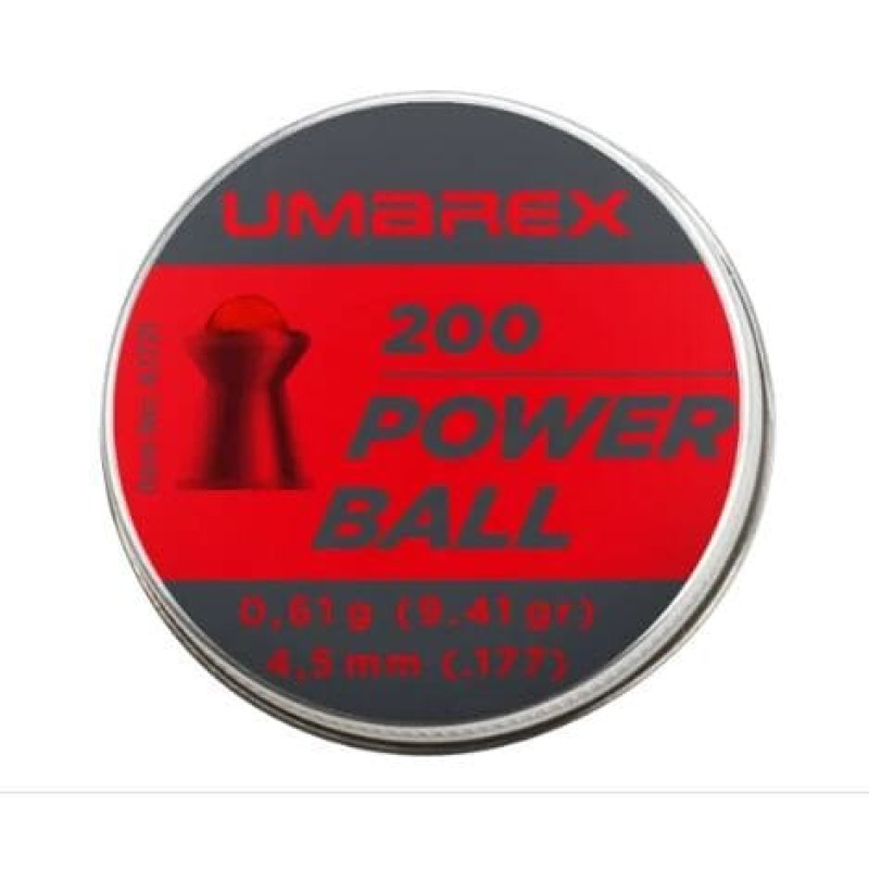 4.1721 Пульки Umarex Powerball 0.61гр.кал.4.5(.177) 200шт.
