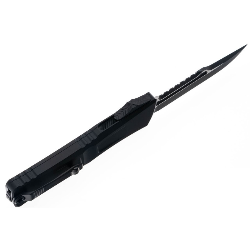 Нож Microtech Combat Troodon Gen III OTF Interceptor Signature tactical, черный