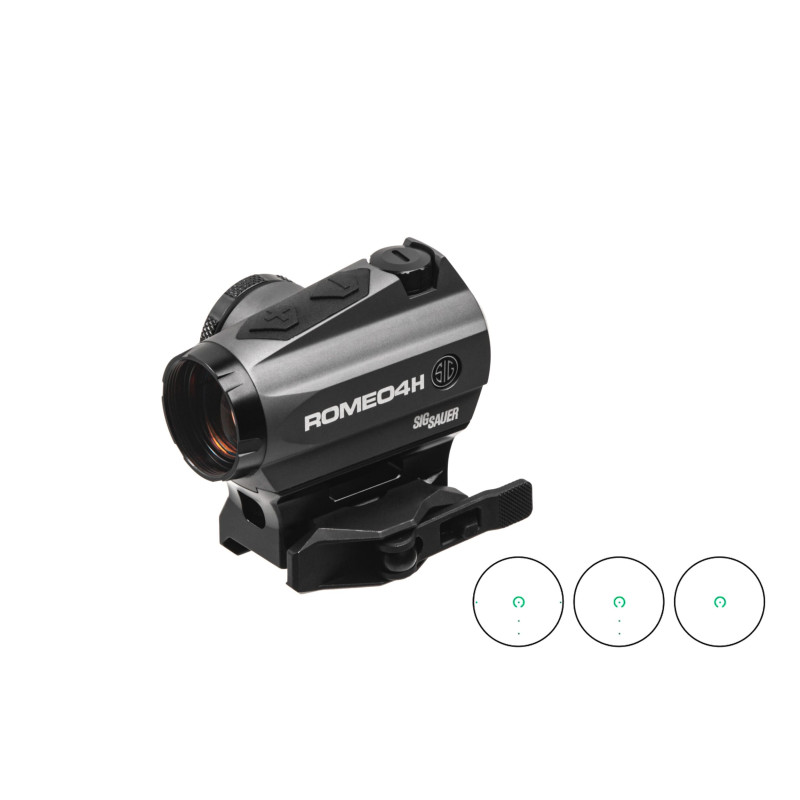 Приціл коліматорний SIG Optics ROMEO4H 1x20mm, Green HORSE SHOE DOT, 0.5 MOA ADJ