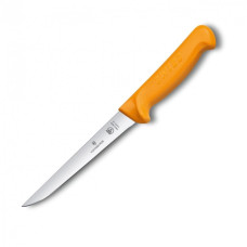 Ніж кухонний обвалочний Victorinox Swibo Boning, вузький, оранжевий, 14 см
