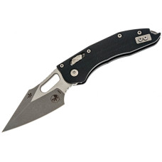 Нож Microtech Stitch Ram-Lock, fluted, Apoc, черная рукоять G10