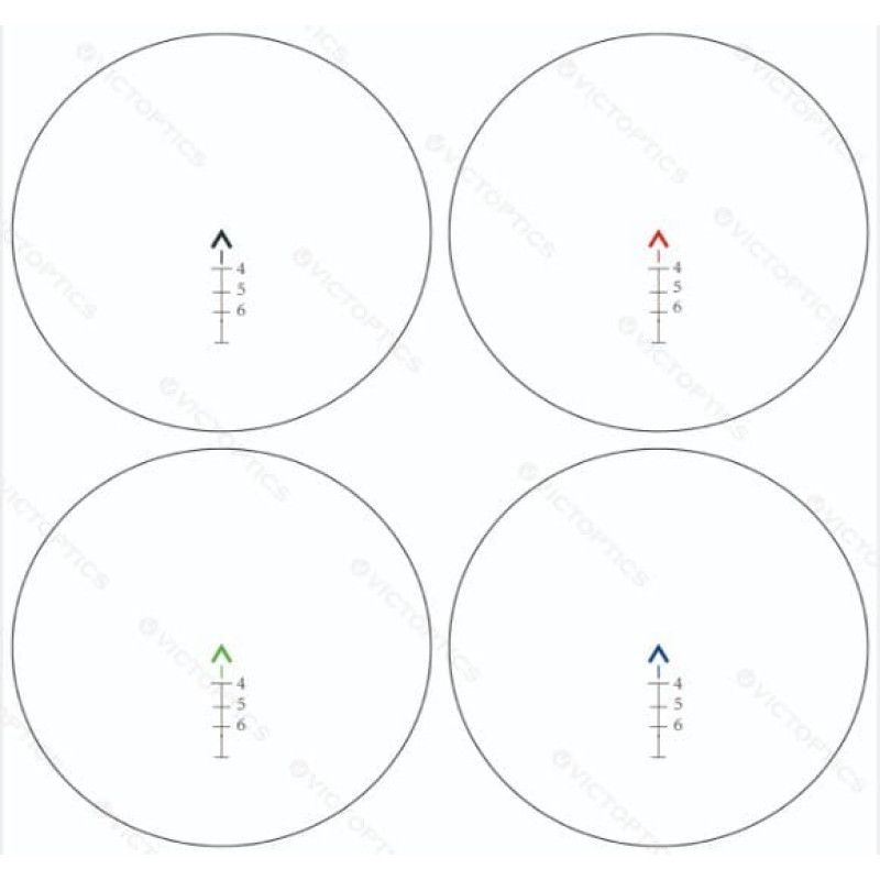 Прицел оптический Vector Optics C1 4x32 Red, Green, Blue Chevron