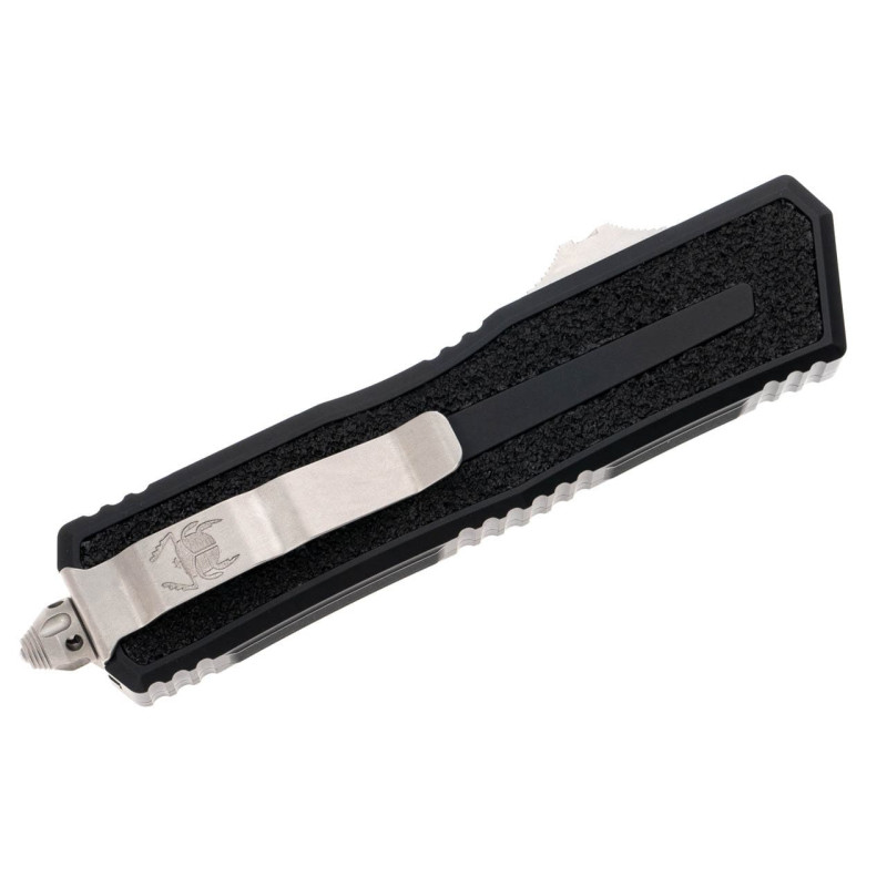 Нож Microtech Scarab II Gen III D/E-S, stonewash, черный