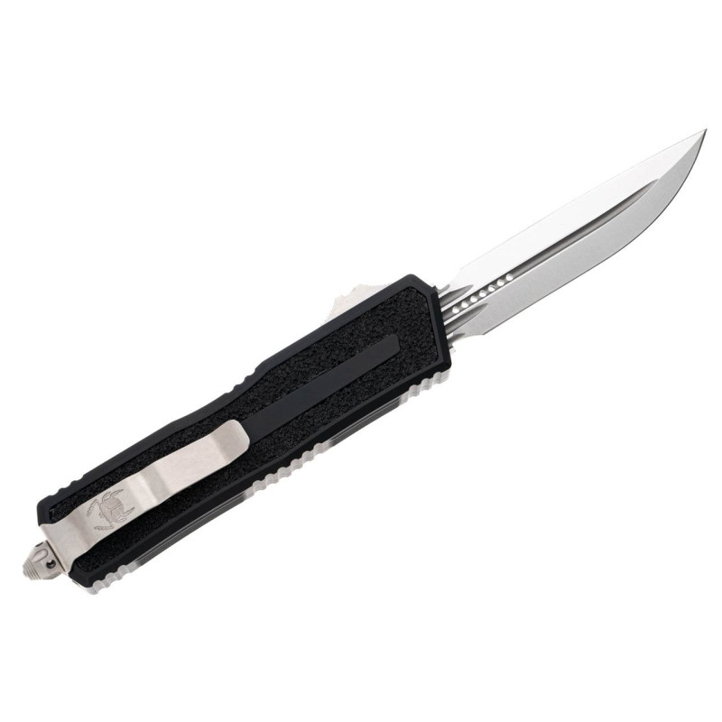 Нож Microtech Scarab II Gen III D/E-S, stonewash, черный