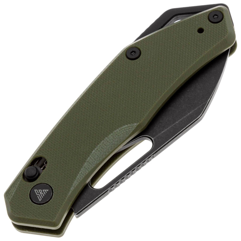 Нож SRM Cub 261M-GP, 154CM, G10, олива