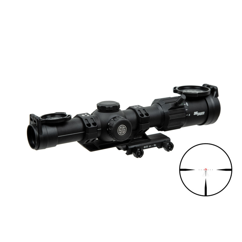 Оптичний приціл SIG Optics TANGO MSR 1-6X24MM, 30MM, SFP. Сітка MSR BDC6 з підсвічуванням
