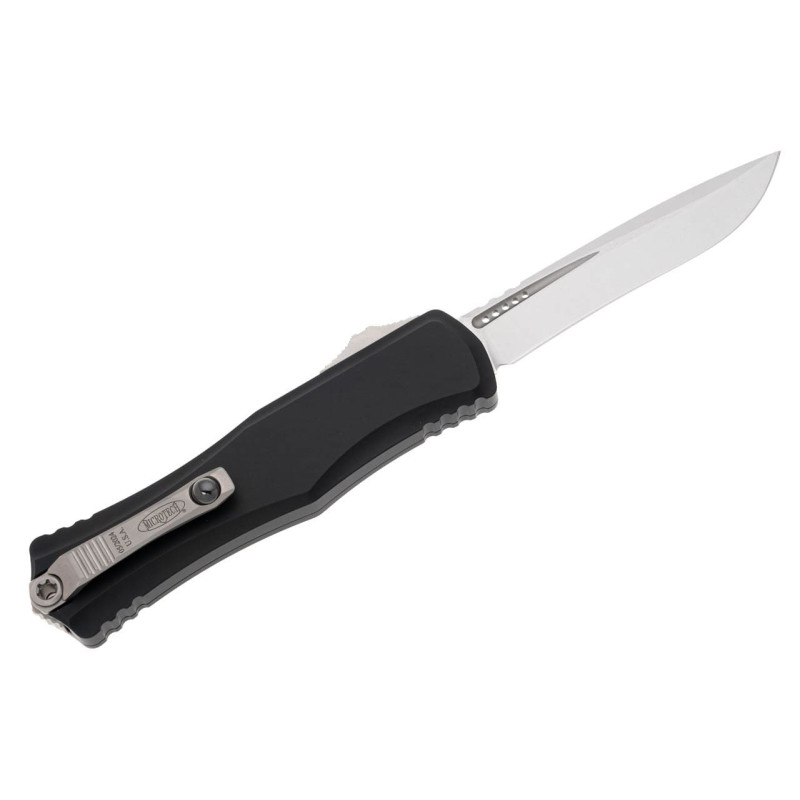 Нож Microtech Hera II OTF, recurve stonewash, черный