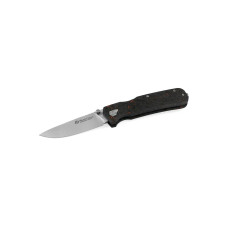 Нож Maserin Pulse, Magnacut, fat carbon, черно-оранжевый
