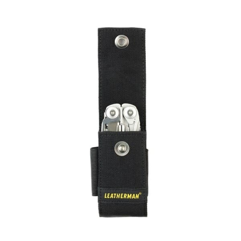 Чехол LEATHERMAN - Medium 4.25", черный нейлон с кармашками-резинками