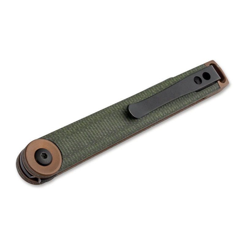 Нож Boker Plus "Kaizen Green Canvas Micarta"
