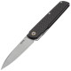Нож SRM Qrick 408L-KB, Sandvik 14C28N, G10 + carbon fiber, черный